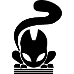 Ambiance - sticker sticker chat avec un masque