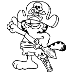 Ambiance - sticker sticker chat pirate