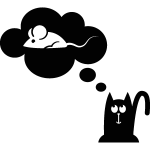 Ambiance - sticker stickers chat et souris