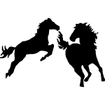 Ambiance - sticker sticker chevaux