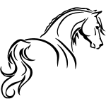 Ambiance - sticker sticker cheval �l�gant design