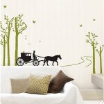 Ambiance - sticker stickers cheval de trait