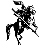 Ambiance - sticker sticker chevalier et le cheval