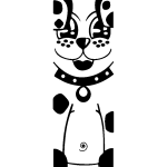 Ambiance - sticker sticker chien souriant
