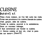 Ambiance - sticker sticker citation bonne cuisine et bon vin - henri iv
