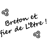 Ambiance - sticker sticker citation breton fier de l'�tre