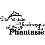 Ambiance - sticker sticker citation cuisine die k�nigin der kochrezepte