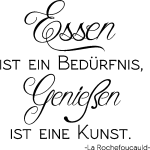Ambiance - sticker sticker citation cuisine essen ist ein bed�rfins
