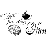 Ambiance - sticker sticker citation cuisine is gut fur dein hirn