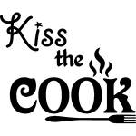 Ambiance - sticker sticker citation cuisine kiss the cook