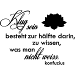 Ambiance - sticker sticker citation cuisine klug sein besteht - konficius