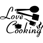 Ambiance - sticker sticker citation cuisine love cooking