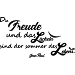 Ambiance - sticker sticker citation die freude - jean paul