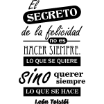 Ambiance - sticker sticker citation el secreto de la felicidad