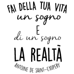 Ambiance - sticker sticker citation fai della tua vita un sogno