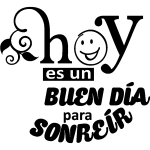 Ambiance - sticker sticker citation hoy es un buen dia para sonreir