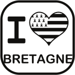 Ambiance - sticker sticker citation i love bretagne