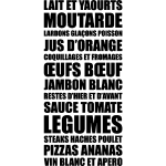 Ambiance - sticker sticker citation lait et yaourts . . .