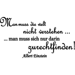 Ambiance - sticker sticker citation man muss die welt - albert einsten