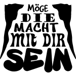 Ambiance - sticker sticker citation m�ge die macht mit dir sein