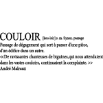 Ambiance - sticker sticker citation de ravissantes chanteuse de biguines - andr� malraux