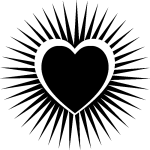 Ambiance - sticker sticker coeur brillant