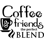 Ambiance - sticker sticker coffee friends the perfect Ambiance - sticker sticker coffee friends the perfect