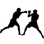 Ambiance - sticker sticker combat de boxe
