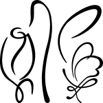 Ambiance - sticker sticker contour de tulipe