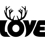 Ambiance - sticker sticker corne love