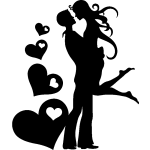 Ambiance - sticker sticker un couple amoureux