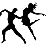 Ambiance - sticker sticker couple danseurs op�ra