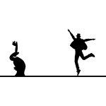 Ambiance - sticker sticker danse avec personnage dessins anim�s