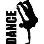 Ambiance - sticker sticker danseur de hip - hop