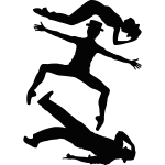 Ambiance - sticker sticker danseurs de jazz