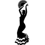 Ambiance - sticker sticker danseuse salsa