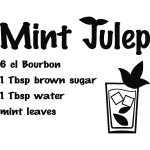 Ambiance - sticker sticker d�co cocktail mint julep