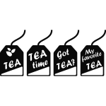 Ambiance - sticker sticker dco sachets de th