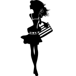 Ambiance - sticker sticker d�fil� d'une mannequin