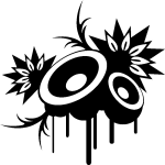 Ambiance - sticker sticker design baffles orn�s de feuilles