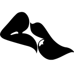 Ambiance - sticker sticker design un baiser