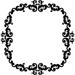 Ambiance - sticker sticker design baroque couronne