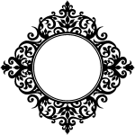 Ambiance - sticker sticker design baroque miroir