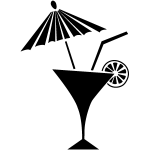 Ambiance - sticker sticker design cocktail d'�t�