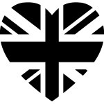 Ambiance - sticker sticker design coeur anglais union jack Ambiance - sticker sticker design coeur anglais union jack