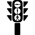 Ambiance - sticker sticker design feu rouge