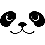 Ambiance - sticker sticker design visage d'un chiot