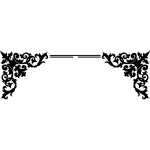 Ambiance - sticker sticker deux coins de frises