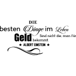 Ambiance - sticker sticker die besten dinge im leben - albert einstein