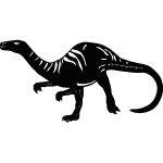 Ambiance - sticker sticker dinosaure se baladant